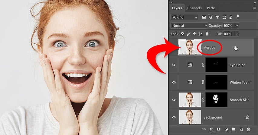 Adobe Photoshop How To Merge Layers In Easy Methods Softonic