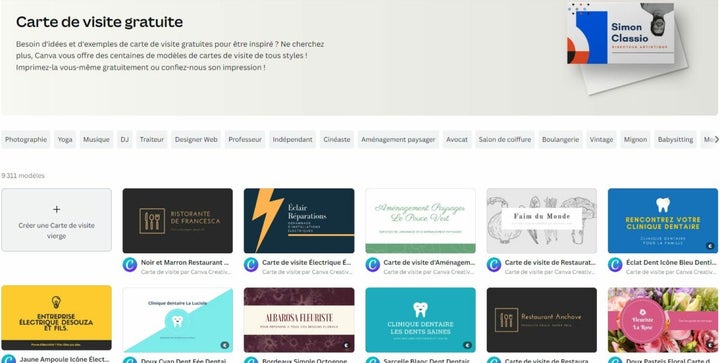 10 idées créatives de cartes de visite à créer sur Canva Softonic