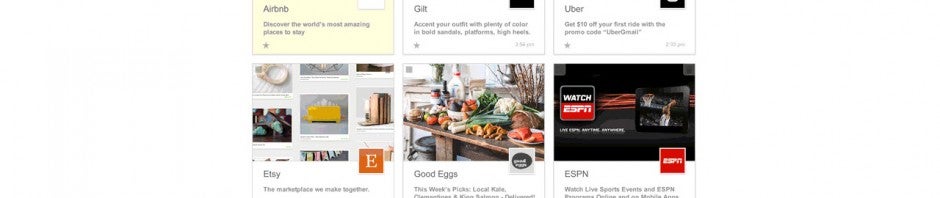 Gmail zmienia widok zakładki z ofertami