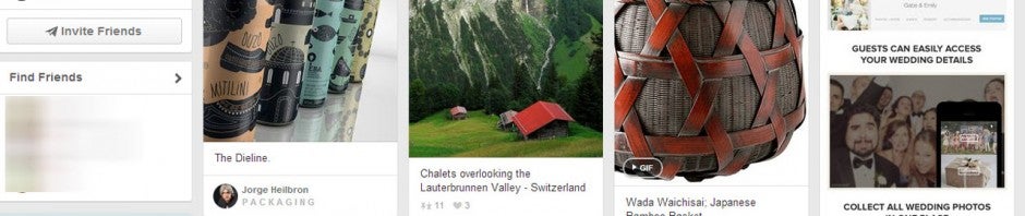 Pinterest wydany na Windows Phone