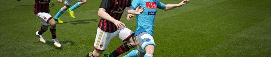 Zestawienie gameplay PES 2015 oraz FIFA 15 na jednym, fanowskim wideo