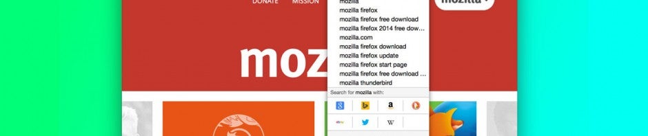 Firefox: Mozilla wprowadza zmiany w module wyszukiwania