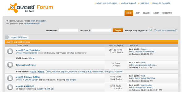 Foro Oficial de avast!