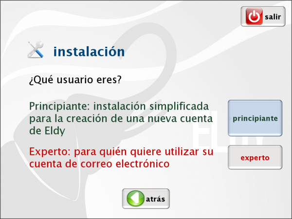 Elección del nivel de dificultad