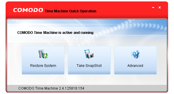 Comodo Time Machine