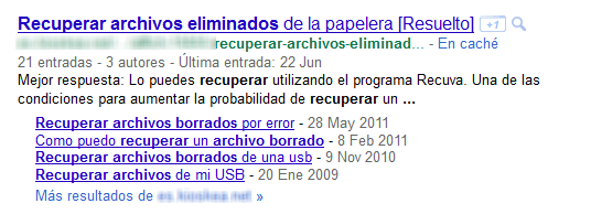 Duda resuelta en un foro
