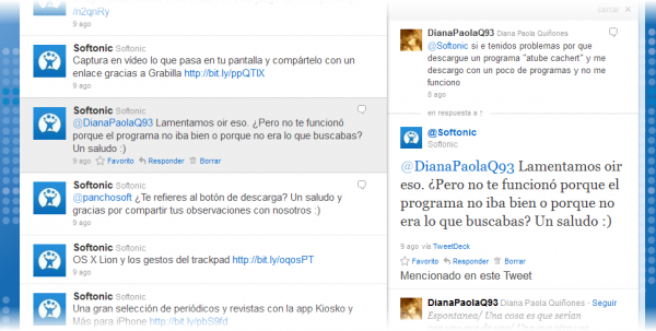 Pregunta en Twitter