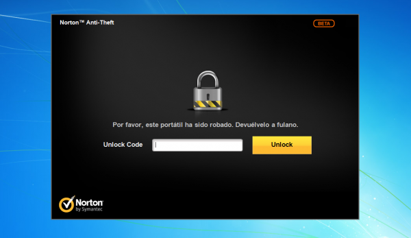 Bloqueo de Norton Anti-Theft