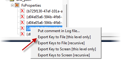 Export Key to File
