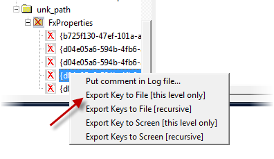 Export Key to File