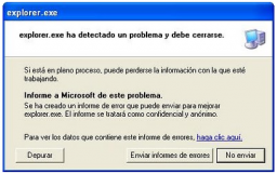 Error de Explorer.exe