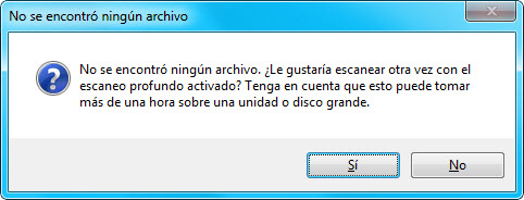 No se encontro
