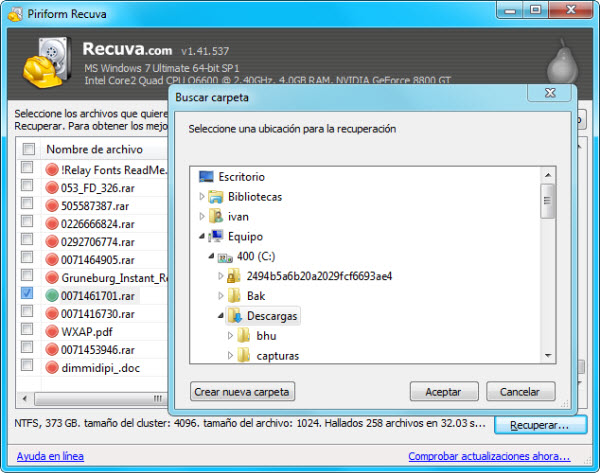 Recuperar