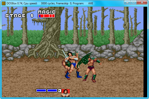 Golden Axe en Windows 7