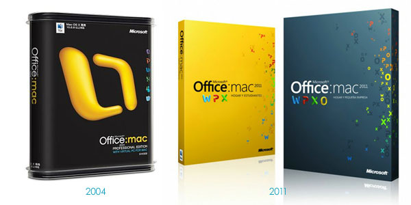 Office para Mac 2004 y 2011