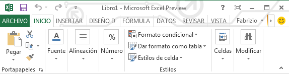 La nueva interfaz de Office 2013: colores planos y mayúsculas