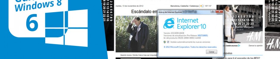 Guía de Windows 8 (6): Internet Explorer 10