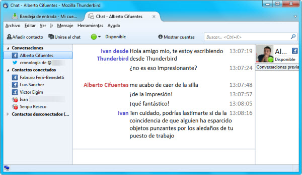 Chat de Facebook Chat de Facebook