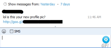 Virus de Skype en acción