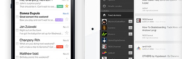 Google actualiza Gmail y YouTube para iOS