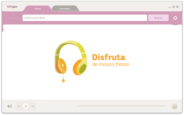 Ventana principal de MP3jam
