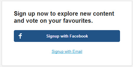 Sign with facebook Sign with facebook