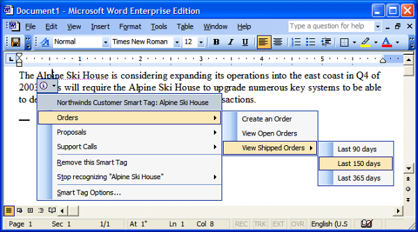 Microsoft Word 2003 en acción