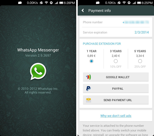WhatsAp pago