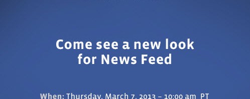 Facebook anunciará cambios en el News Feed dentro de tres días