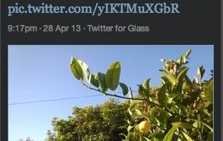 Twitter prueba su app para Google Glass