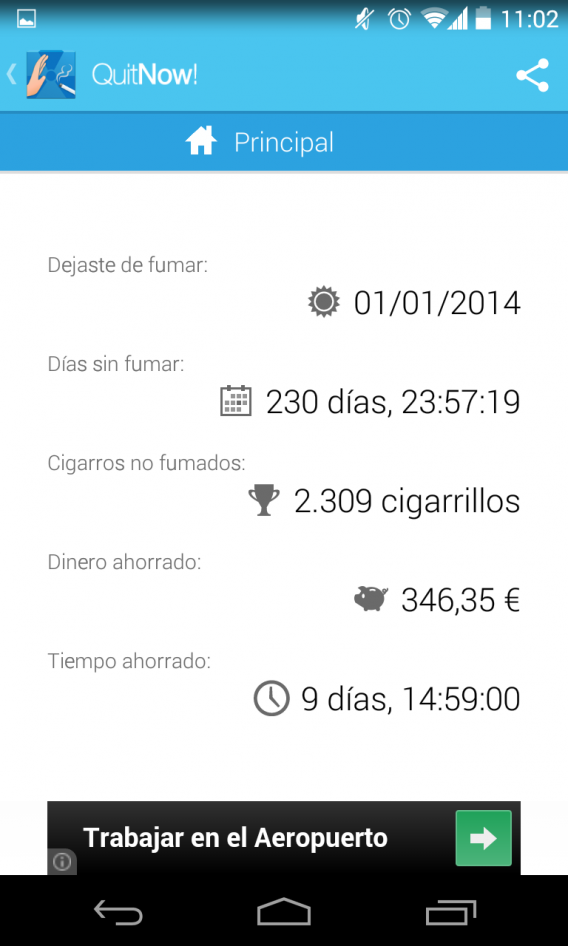 Quitnow resultados