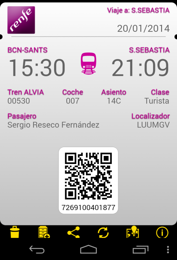 Billete Passbook