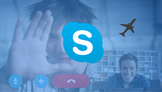 Skype app relaciones a distancia