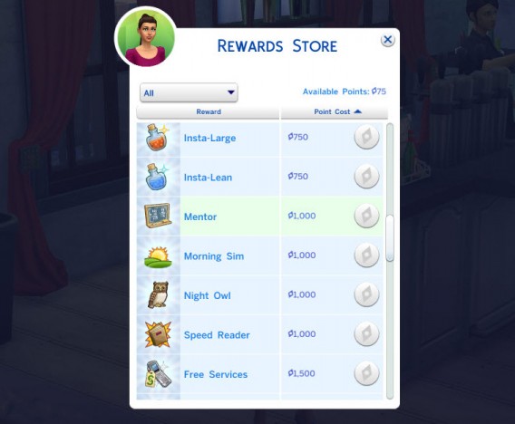 The-Sims-4-Rewards-Store
