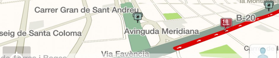 Waze incluirá datos oficiales del Servicio Catalán de Tráfico