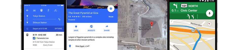Google Maps se actualiza con nueva interfaz, OpenTable y Uber