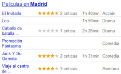 Peliculas en Madrid