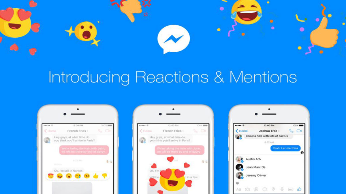 Cómo usar las nuevas reacciones de Facebook Messenger