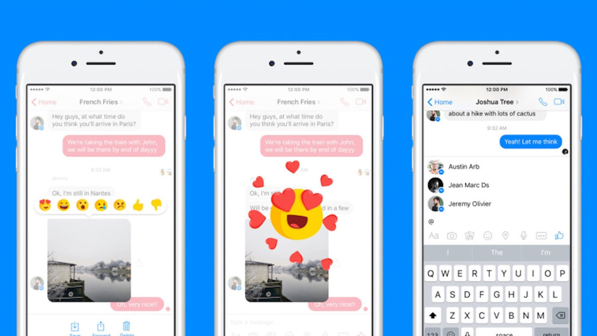 Las reacciones de Facebook Messenger son todo un éxito: así es cómo las usamos