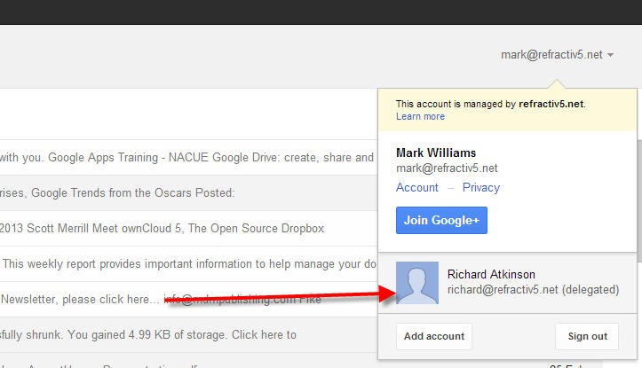Cómo configurar la delegación de correo electrónico en Gmail