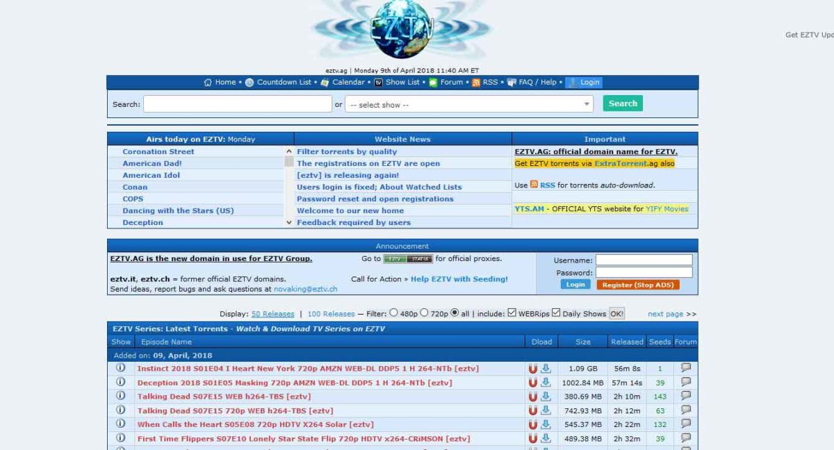 Cuidado con los torrents de EZTV: ¿ha ocurrido una invasión de virus?