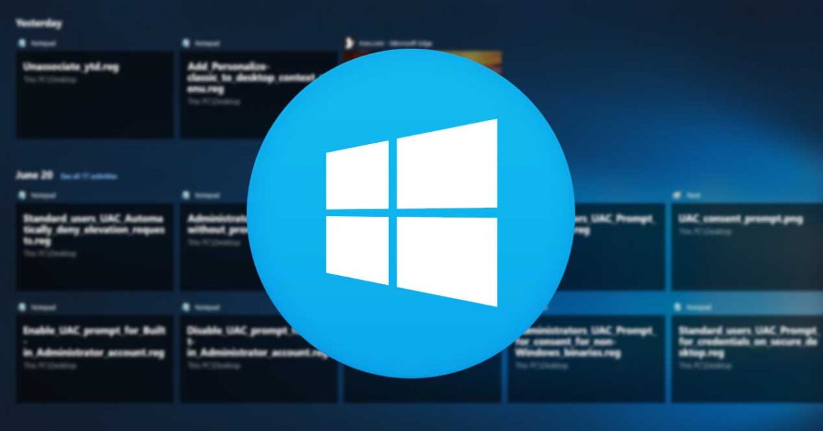 Qué es y para qué sirve Timeline de Windows 10