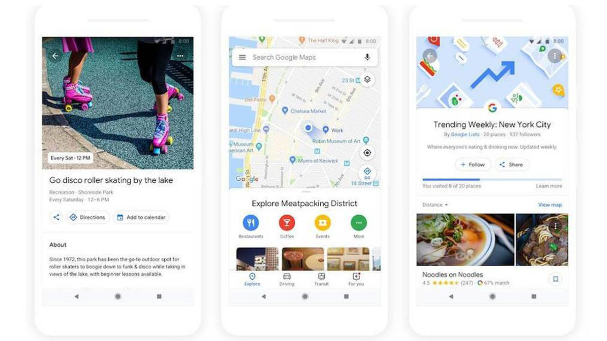 Google Maps cambiará por completo muy pronto: aquí tienes la nueva versión