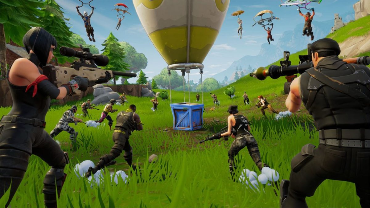 Fortnite: Busca entre tres asientos gigantescos (Desafíos de la Semana 8, Temporada 5)