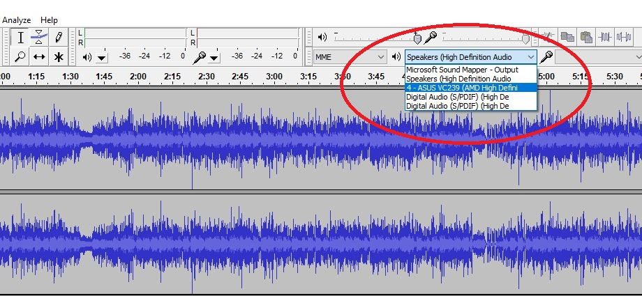 Configura tu dispositivo de audio