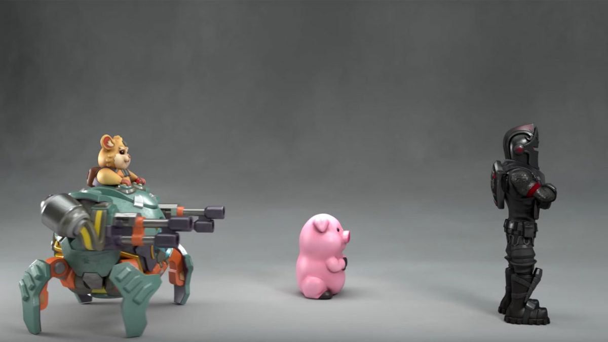 Black Knight de Fortnite se enfrenta a Hammond de Overwatch en este fantástico vídeo