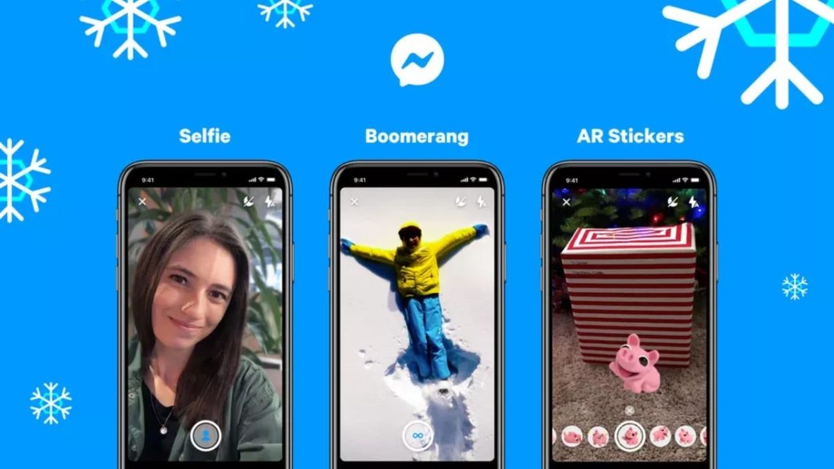 Facebook Messenger: ya puedes usar stickers con realidad aumentada, modo selfie y vídeos boomerang