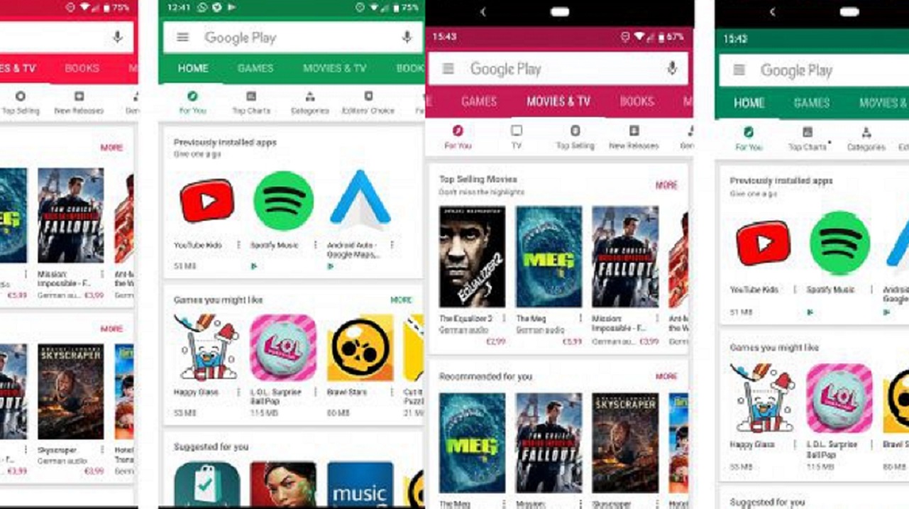Nuevas funciones y un pequeño lavado de cara para la Google Play Store ...