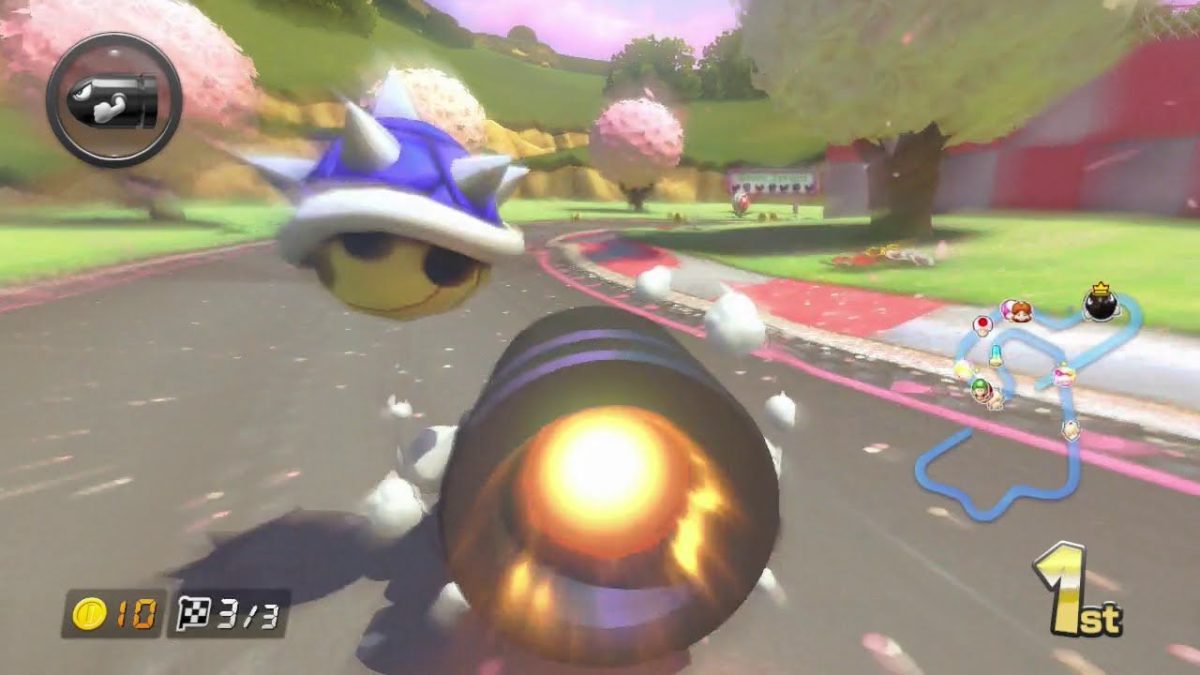 Un caparazón azul le arruina el récord mundial de Mario Kart 8