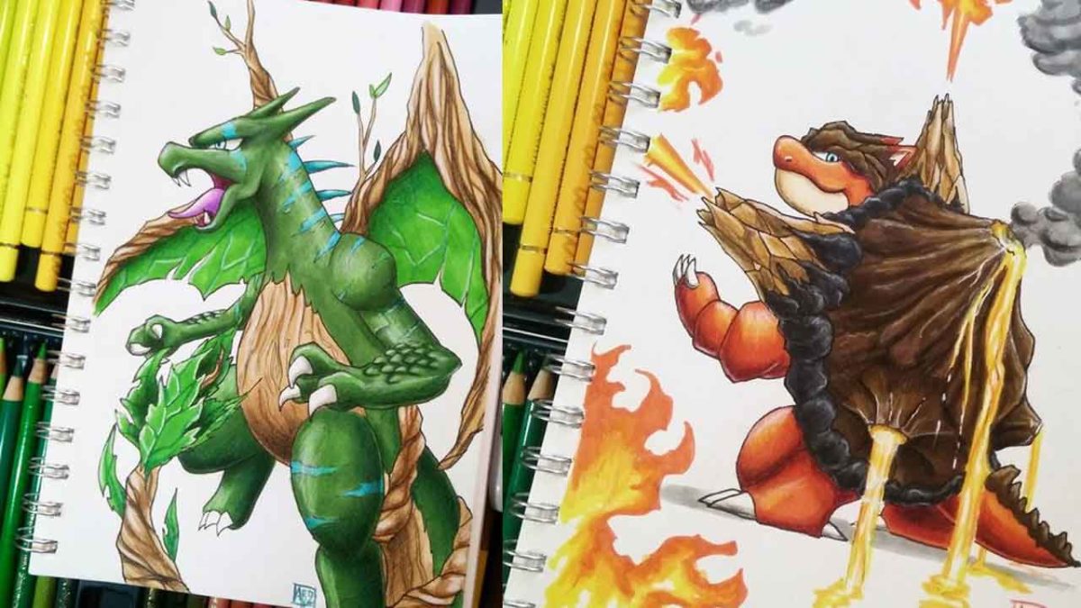 Este fan se imagina a Pokémon clásicos si tuvieran Tipos radicalmente diferentes